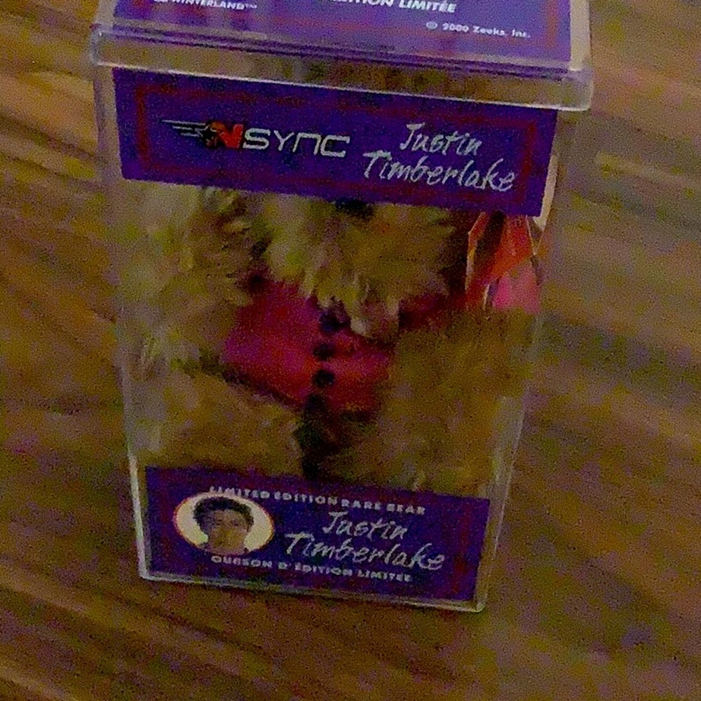 LIMITED EDITION Justin Timberlake Bear 2000